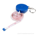 China Keychain Retractable Blue Tape Measure Factory